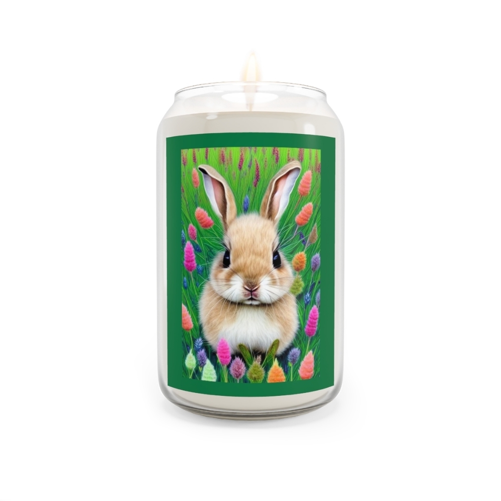 Wildlife & Whimsy Bunny Series - Bruno - Scented Candle, 13.75oz
